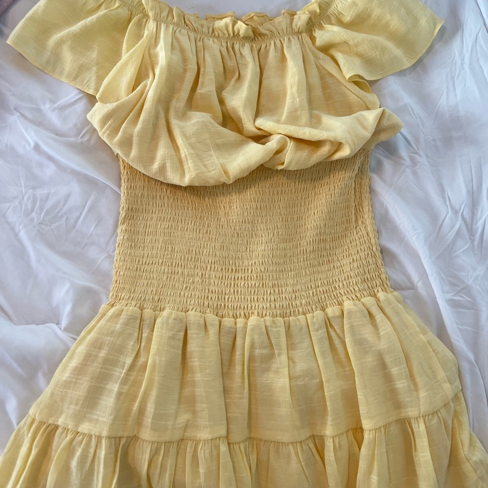 BCBG Yellow Romper
